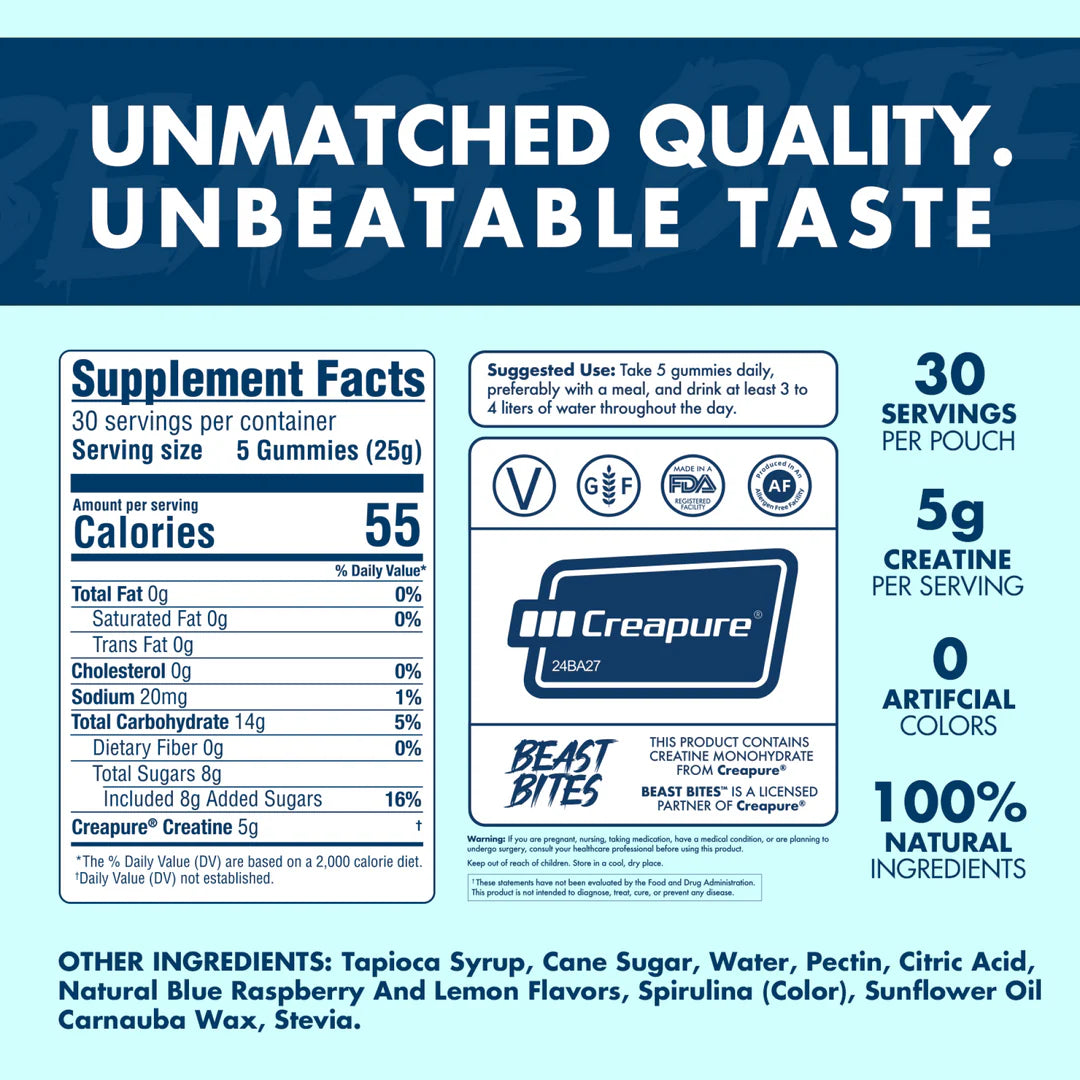 Beast Bite Creatine Gummies